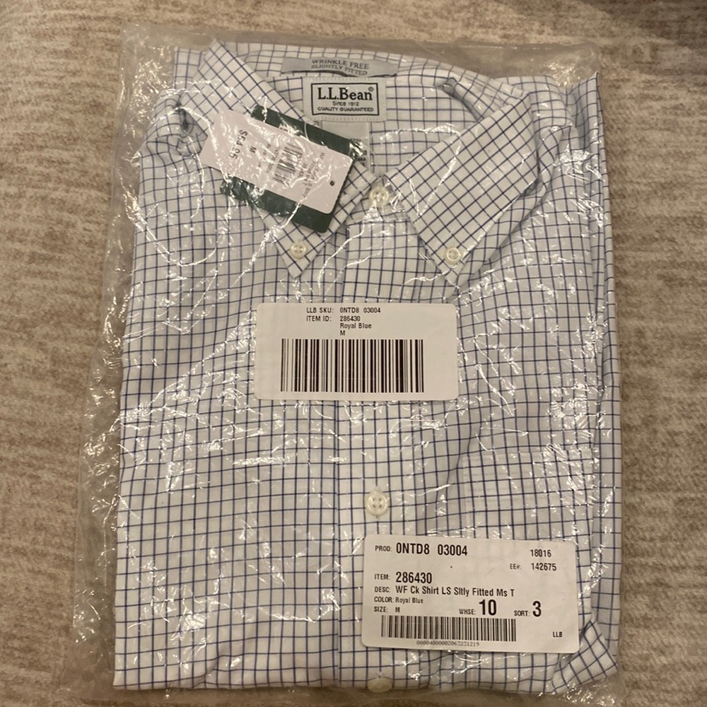 NWT Men’s LL Bean Shirt